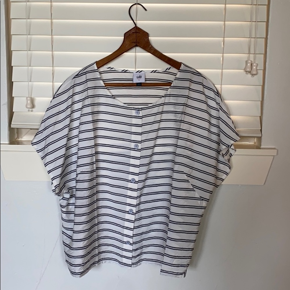 Cabi Short Waisted Blouse